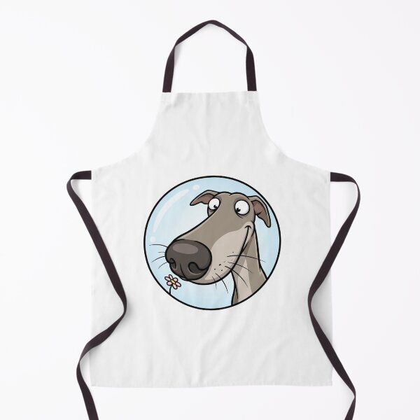 Item preview, Greyhound Smelling Flower designed and sold by EllieMaysArt.