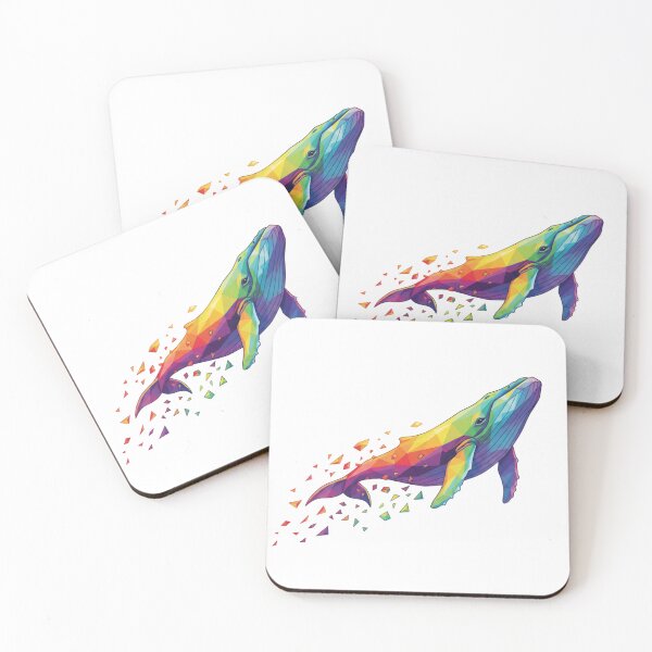 Item preview, Dynamic Rainbow Crystal Whale designed and sold by bsbd-action.