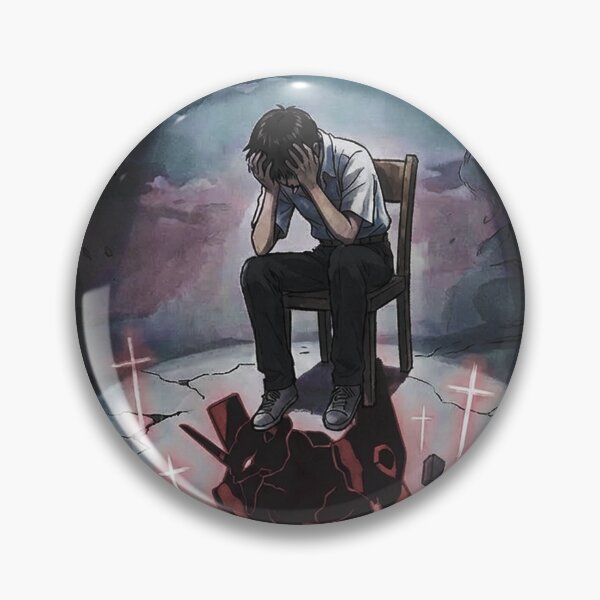 Item preview, Tumbling Down – Evangelion Introspective Art Poster designed and sold by Tamer ⭐⭐⭐⭐⭐.