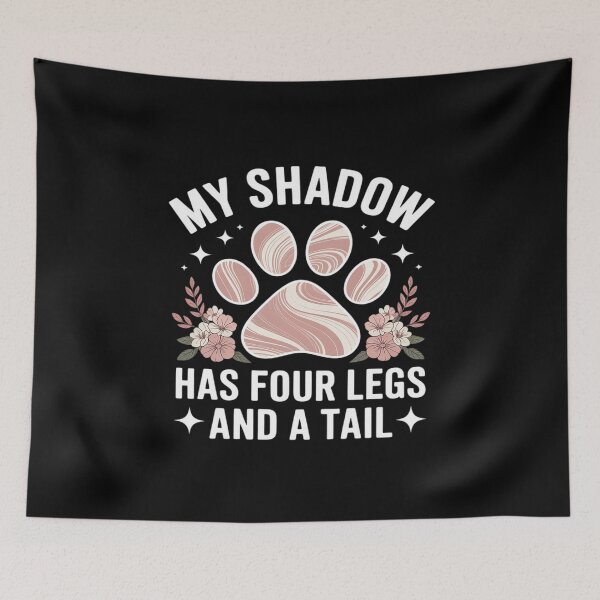 Item preview, My shadow has four legs and a tail flower designed and sold by Tatianamiobi.