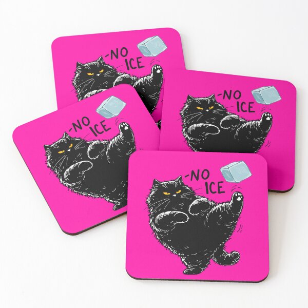 Item preview, Cat Says NO ICE designed and sold by KilkennyCat Art.