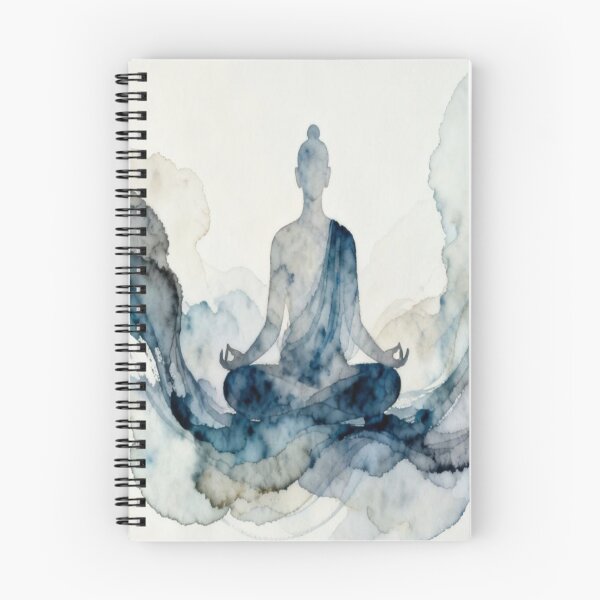 Item preview, Watercolor Meditation Art – Minimal Zen Spiritual Illustration designed and sold by Cristhian Almanza.