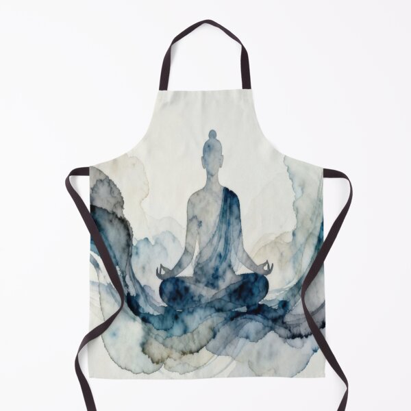 Item preview, Watercolor Meditation Art – Minimal Zen Spiritual Illustration designed and sold by Cristhian Almanza.