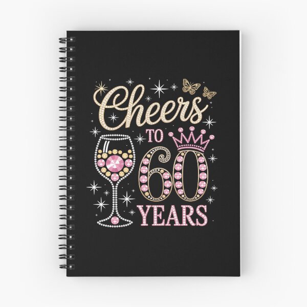 Item preview, Cheers to 60 Years Old 60th Birthday Party Women 60th Bday designed and sold by catsdothingz.