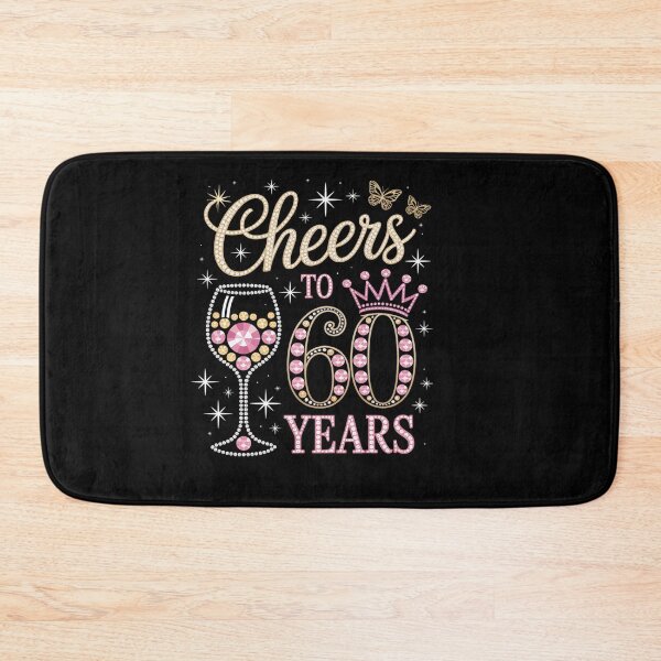 Item preview, Cheers to 60 Years Old 60th Birthday Party Women 60th Bday designed and sold by catsdothingz.