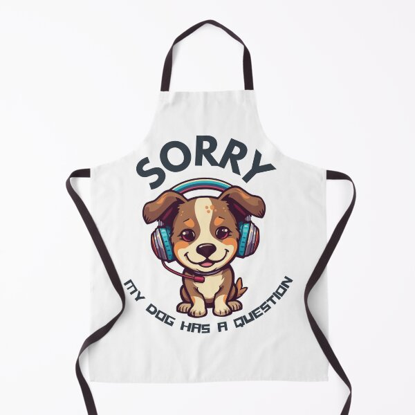 Artikelvorschau, Hund hat eine Frage – Lustiges Zoom-Meeting entworfen und verkauft von The Silly Grumpy Society.