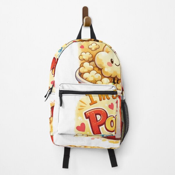 Item preview, I’m So Happy You Popped Into My Life – Cute Popcorn Love Pun designed and sold by Melissa Conner.
