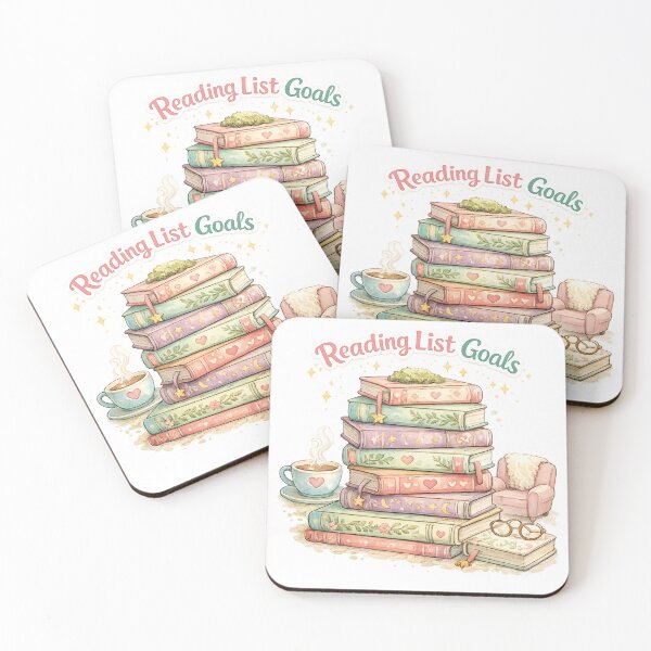 Item preview, Reading List Goals Stacked Books Cute Sticker & T-Shirt designed and sold by goodcrystals.