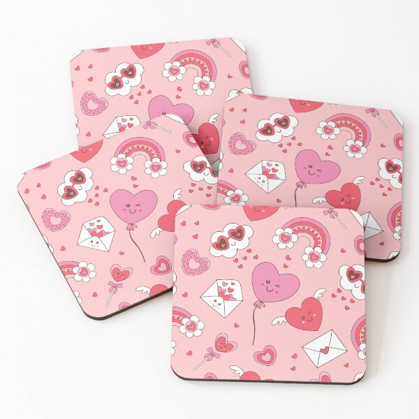 Item preview, Happy Heart Ballons with Love Letter and Rainbow  designed and sold by AnimaliaStar.