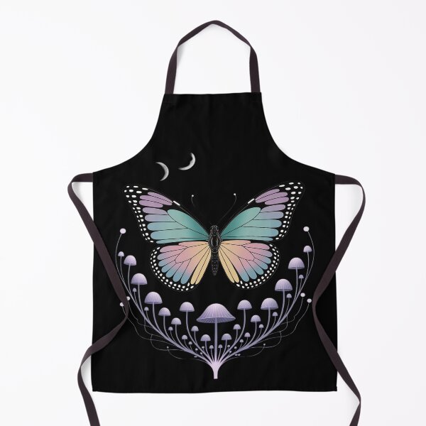 Item preview, Mystical Butterfly Lunar Phases Crystals Boho Spiritual designed and sold by FluoroWave.