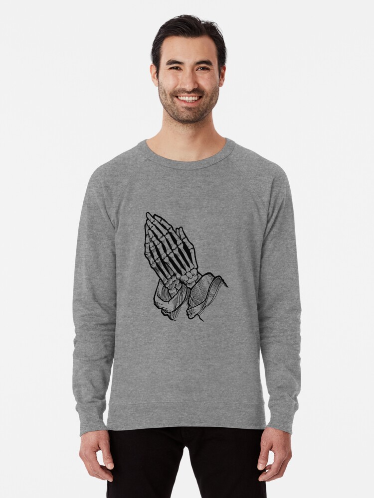 Skull discount hands sweatshirt