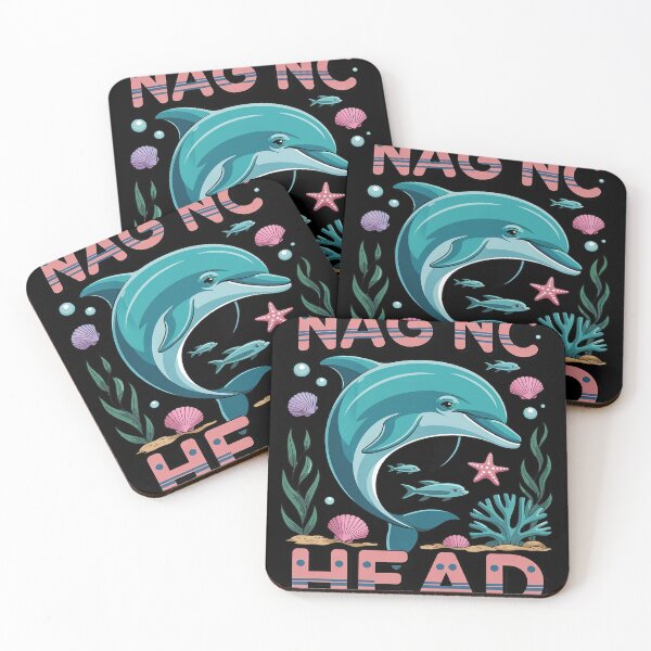 Item preview, NAGS HEAD NC DOLPHIN LOVER COLORFUL BEACH SOUVENIR designed and sold by FluoroWave.