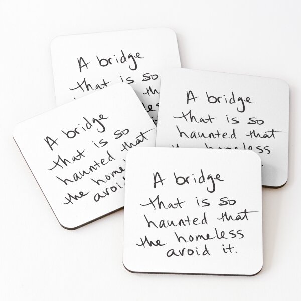 Item preview, A bridge that is so haunted that the homeless avoid it. designed and sold by abeink.