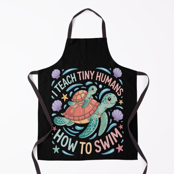 Item preview, I Teach Tiny Humans How To Swim designed and sold by CottonCandyPrin.