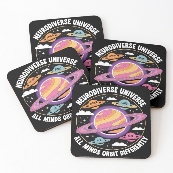 Item preview, Neurodiverse Universe All Minds Orbit Differently designed and sold by FluoroWave.
