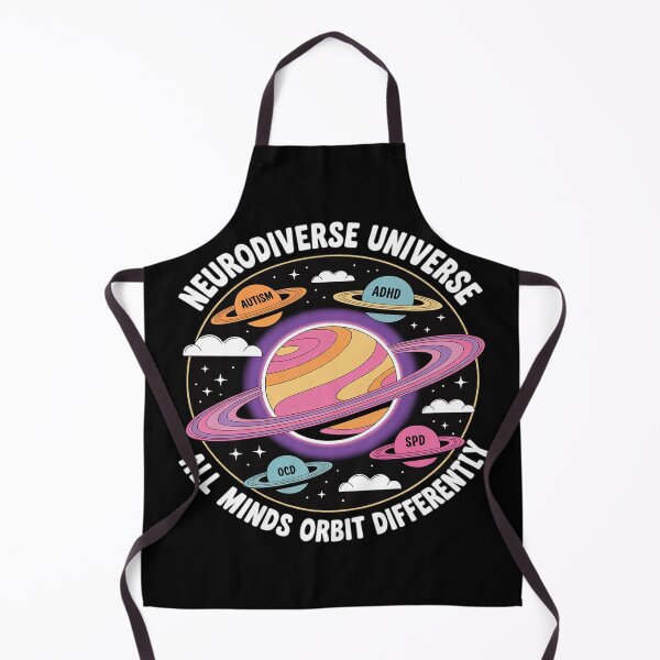 Item preview, Neurodiverse Universe All Minds Orbit Differently designed and sold by FluoroWave.