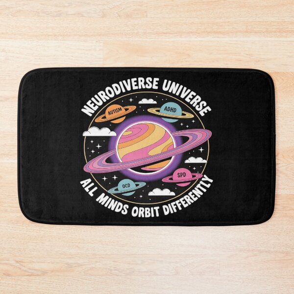 Item preview, Neurodiverse Universe All Minds Orbit Differently designed and sold by FluoroWave.