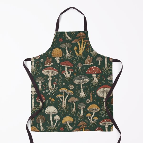 Item preview, Earthy Mushroom Pattern Amanita & Friends designed and sold by ZyVoAli.