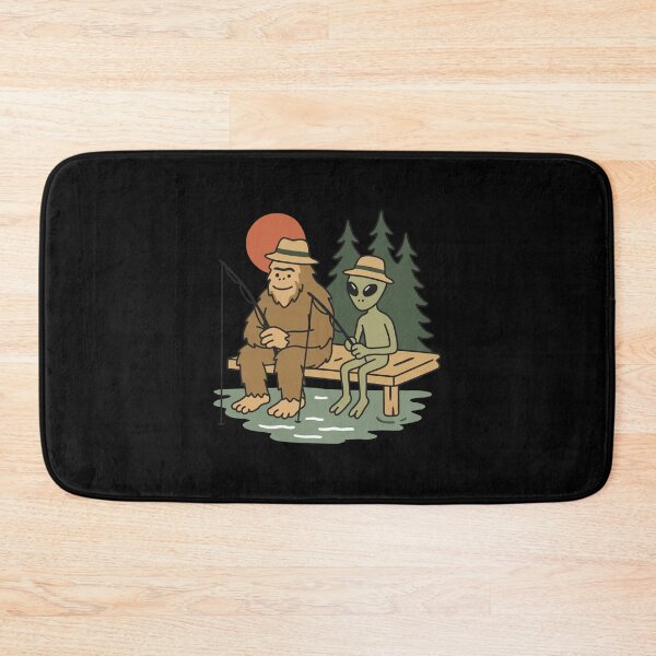 Item preview, Bigfoot and Alien Fishing designed and sold by NQArtist.
