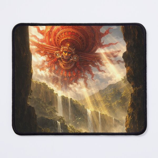Item preview, Crimson Sky Guardian | Mythic Red Giant Over Sunlit Jungle Cave designed and sold by COSAIRe.