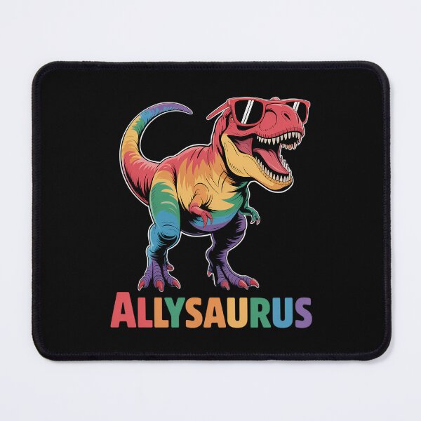 Item preview, Dinosaur Rainbow Flag Ally LGBT Allysaurus LGBT Pride designed and sold by CruelShadesSt.