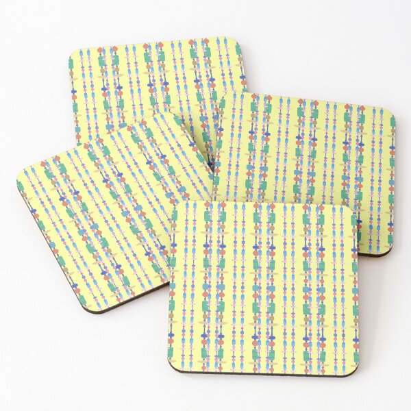Item preview, Colorful Beaded Stripe Pattern designed and sold by thanratdesign.