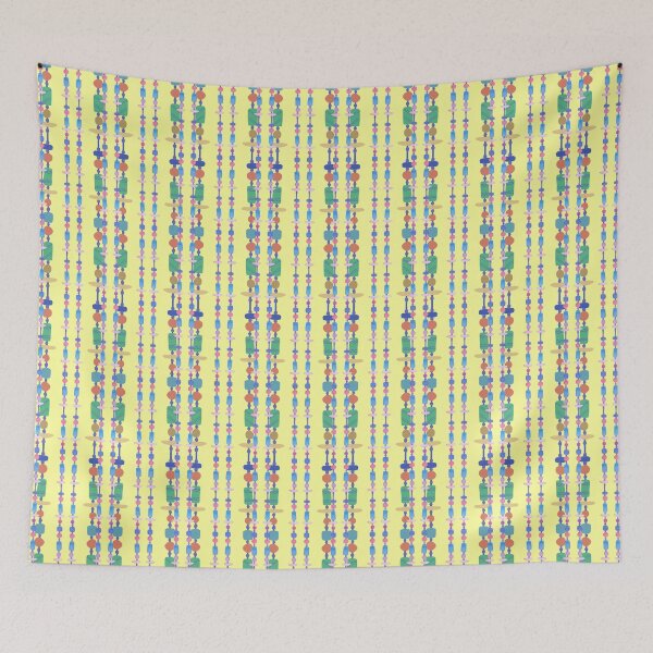 Item preview, Colorful Beaded Stripe Pattern designed and sold by thanratdesign.
