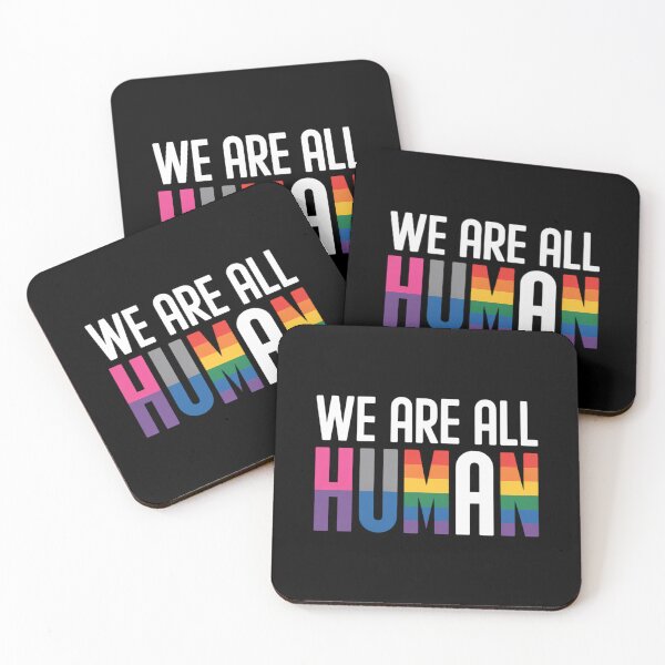 Item preview, We Are All Human LGBT supporters designed and sold by CruelShadesSt.