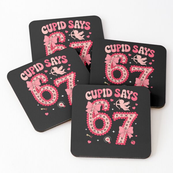 Item preview, Cupid Says 67 Six Seven Valentines Day Boys Girls 67 Meme designed and sold by MatherFisher.