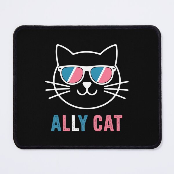 Item preview, Ally Cat Transgender Trans Pride Stuff Flag Transsexual LGBT designed and sold by CruelShadesSt.