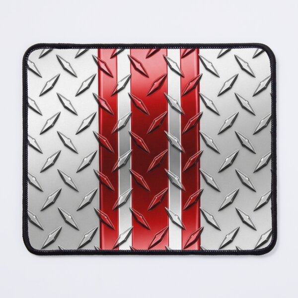 Item preview, Forged Tread: 4-Way Industrial Steel PHONE CASE (CHROME - RED RACING) designed and sold by CleverCulture.