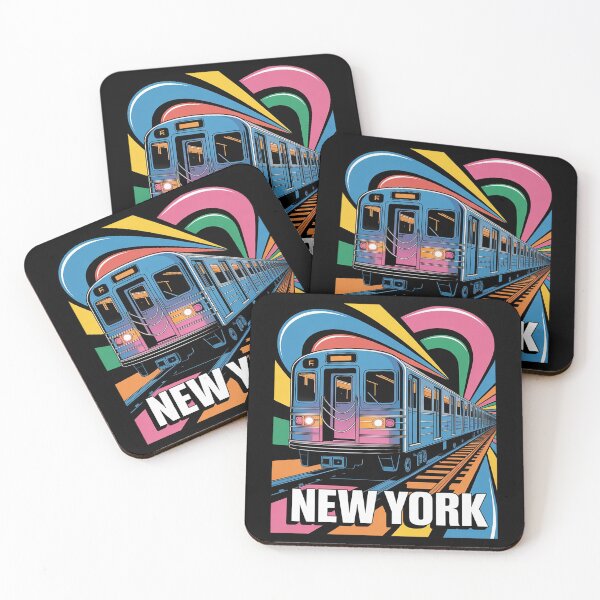 Item preview, New York City Transit Bold Urban Train-Inspired designed and sold by Voidbinder.