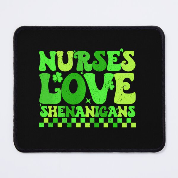 Item preview, Nurses Love Shenanigans Retro St Patricks Day Nursing designed and sold by KonopikaaArt.