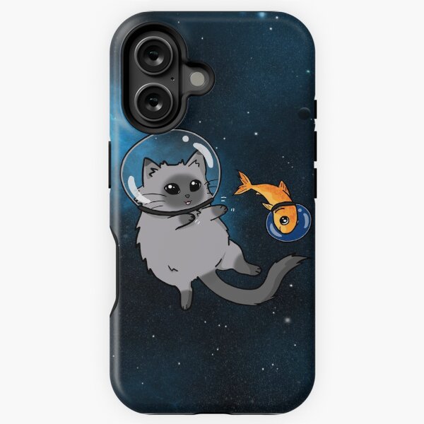 Item preview, spacecat and spacefish designed and sold by sivelobanova.