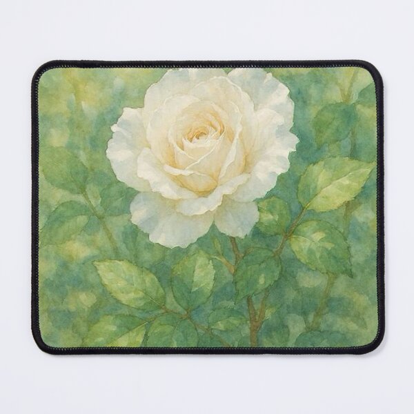 Item preview, Delicate Fresh White Rose designed and sold by TinCatOutPost.