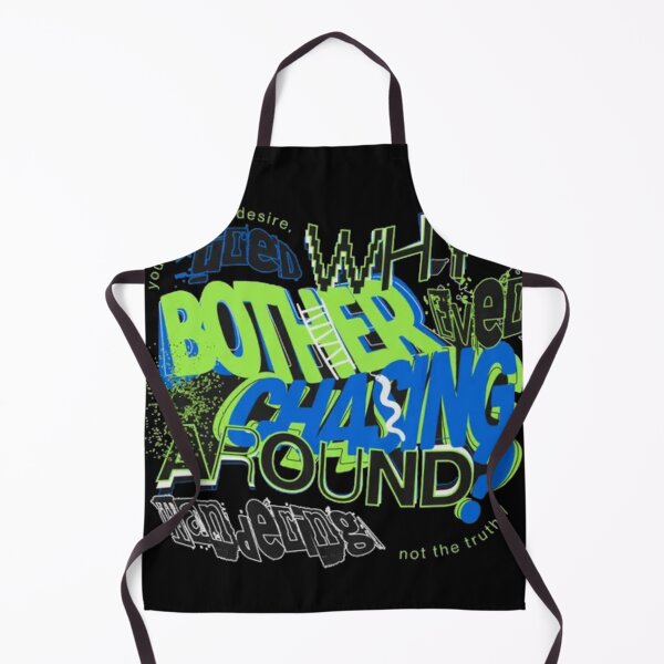 Item preview, Abstract Lime Green and Blue Why Bother Chasing Around Design designed and sold by GenZFashion000.
