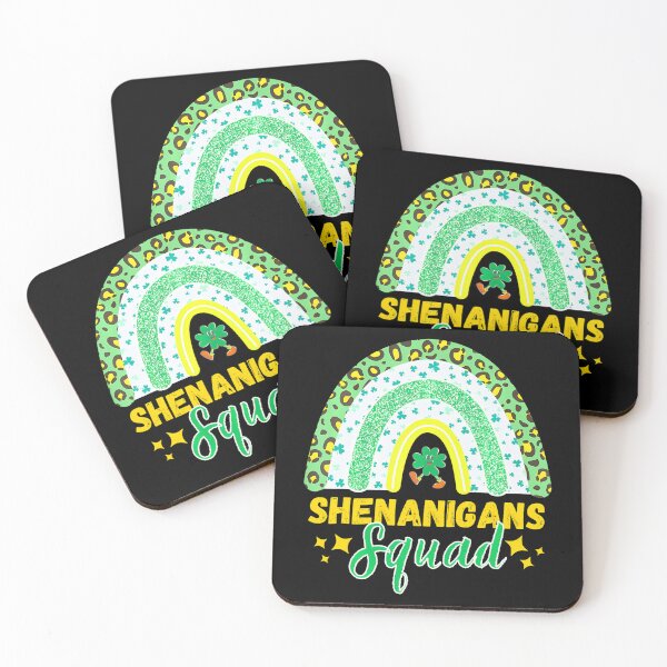 Item preview,  Shenanigans Squad St Patricks Day Rainbow Shamrock Leopard  designed and sold by KonopikaaArt.