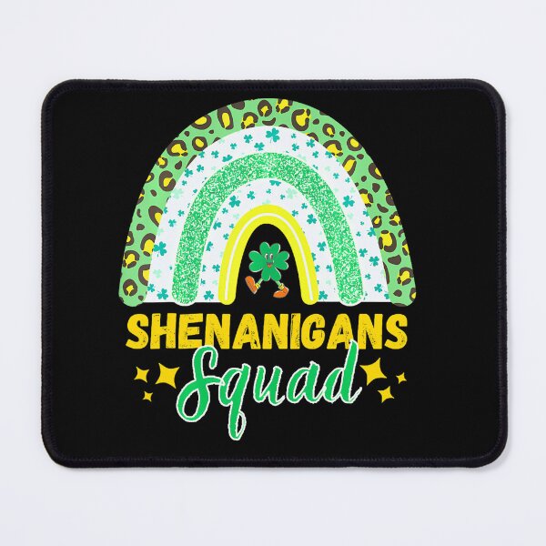 Item preview,  Shenanigans Squad St Patricks Day Rainbow Shamrock Leopard  designed and sold by KonopikaaArt.