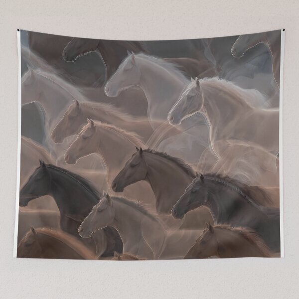 Item preview, Seamless Repeating Horse Pattern (image size 7840x11680) designed and sold by Digital-Davinci.