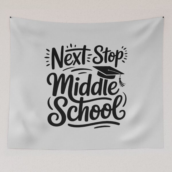 Item preview, Next Stop Middle School Elementary Graduation Funny designed and sold by Voidbinder.