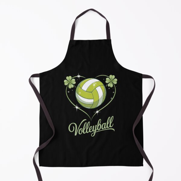 Item preview, Volleyball Lover Shamrock Leaf Heart St Patrick's Day designed and sold by EllenJast.