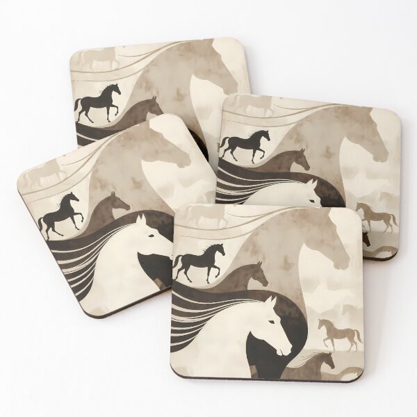 Item preview, Seamless Repeating Horse Pattern (image size 7840x11680) designed and sold by Digital-Davinci.