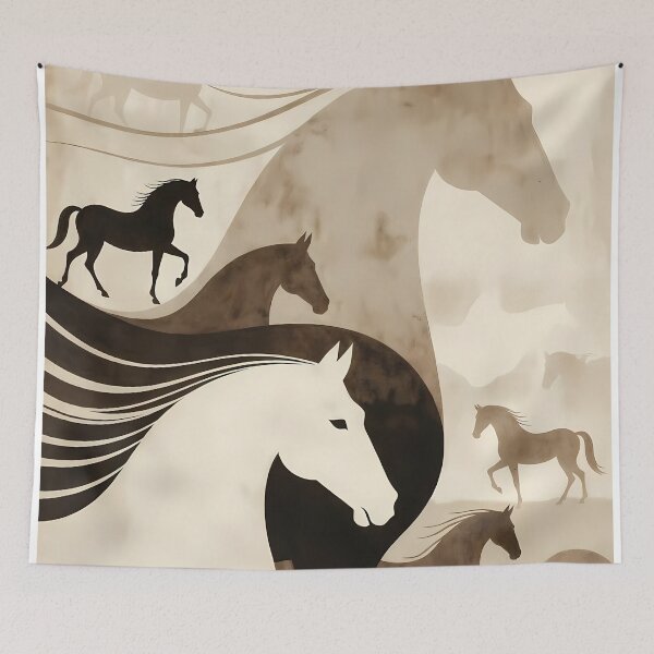 Item preview, Seamless Repeating Horse Pattern (image size 7840x11680) designed and sold by Digital-Davinci.