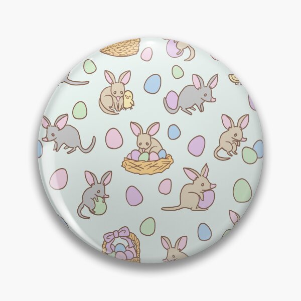 Item preview, Bilby and Easter eggs (Mint) designed and sold by HarunaMcDesigns.