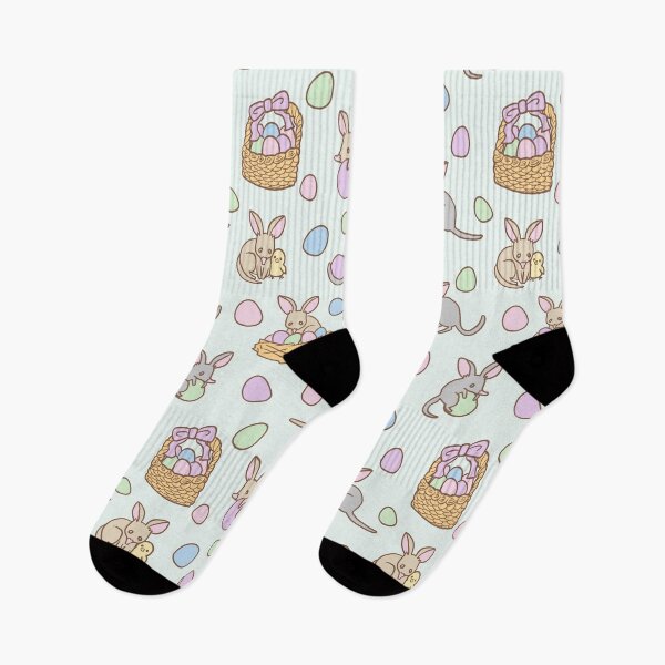 Item preview, Bilby and Easter eggs (Mint) designed and sold by HarunaMcDesigns.