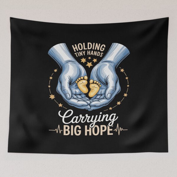 Item preview, NICU Dad Preemie Father Tiny But Mighty Neonatal Care Fight designed and sold by Voidbinder.