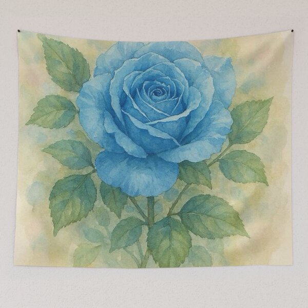 Item preview, Perfect Lovely Blue Rose designed and sold by TinCatOutPost.
