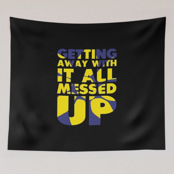 Item preview, Getting Away With It Blue Yellow designed and sold by AmandasHastie.