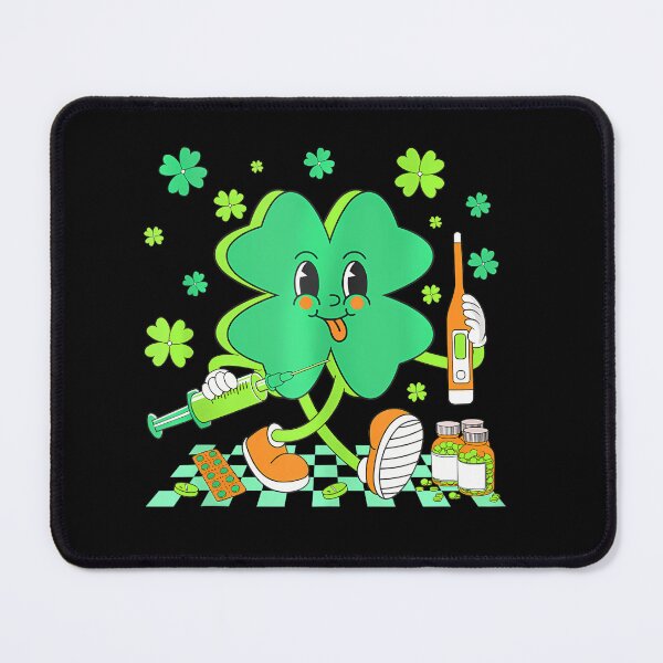 Item preview, Retro Nurse Lucky Shamrock Nurse Life Nurse St Patrick Day designed and sold by KonopikaaArt.