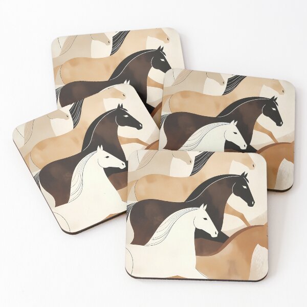 Item preview, Seamless Repeating Horse Pattern (image size 7840x11680) designed and sold by Digital-Davinci.